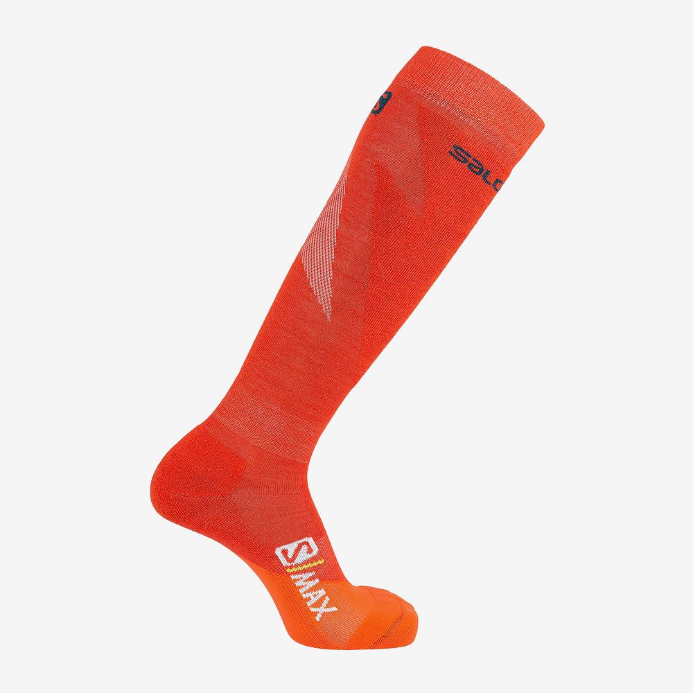 Salomon Singapore Mens Socks - S MAX M Red | 91342-EXBV